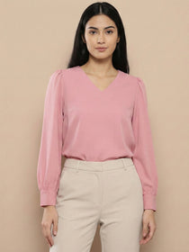 KISHRO Women Denim Solid Regular Fit Top - Yellow