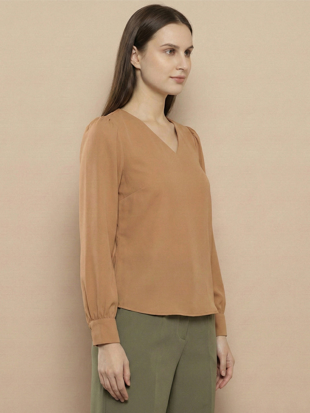 KISHRO Women Denim Solid Regular Fit Top - Yellow