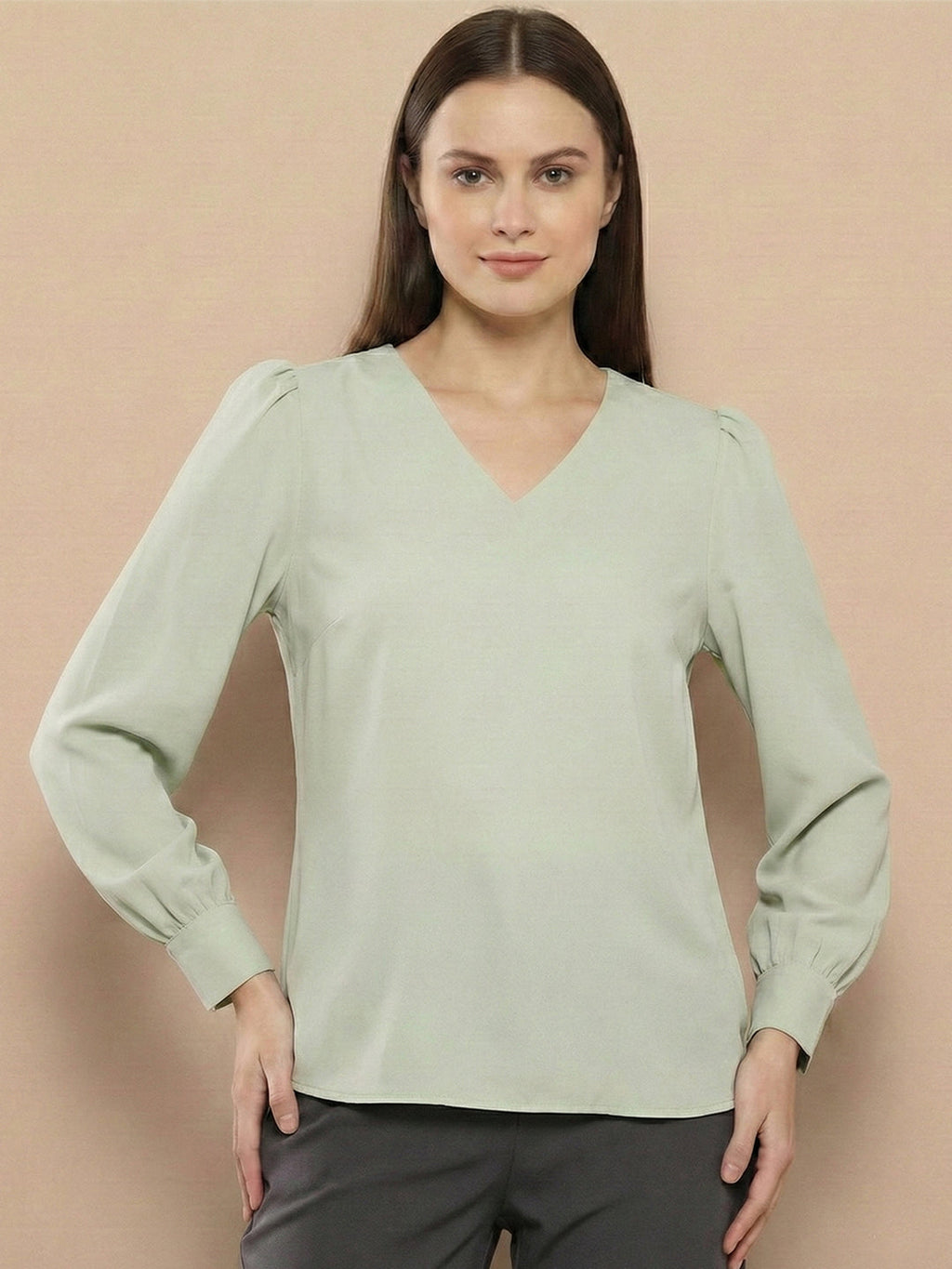 KISHRO Women Denim Solid Regular Fit Top - Yellow