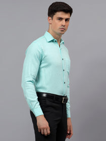 KISHRO Men Cotton Solid Regular Fit Casual Shirt - Black