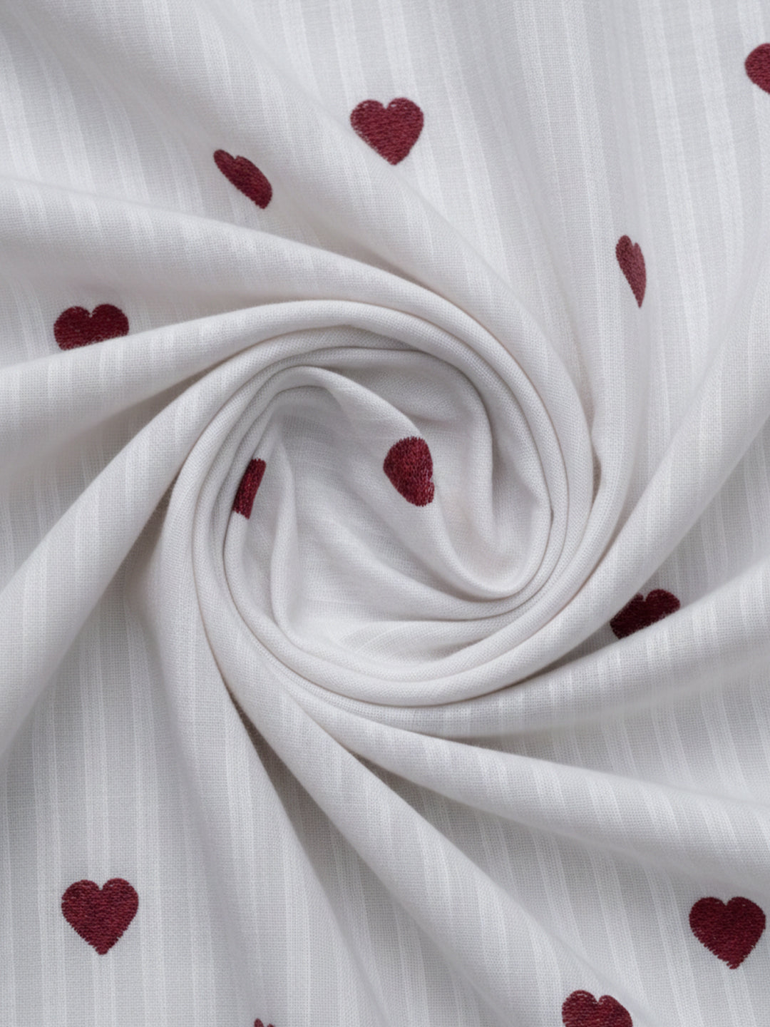 KISHRO Women Cotton Floral Printed Embroidered Shirt - White